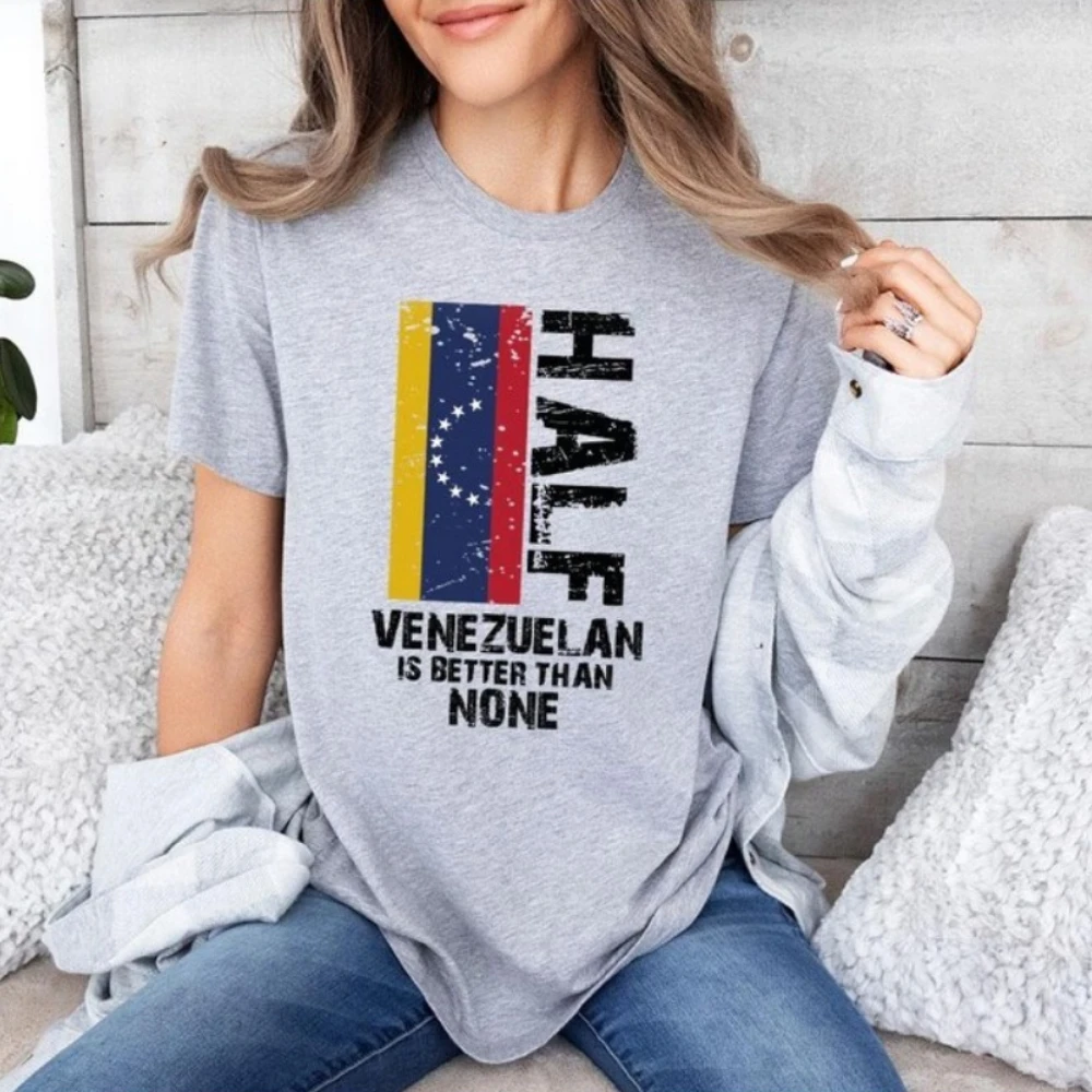 فنزويلا تي شيرت Hasta El تي شيرت نهائي كون فنزويلا تي شيرت للجنسين النساء الرجال تي شيرت فريد Crewneck ملابس الشارع الشهير #2