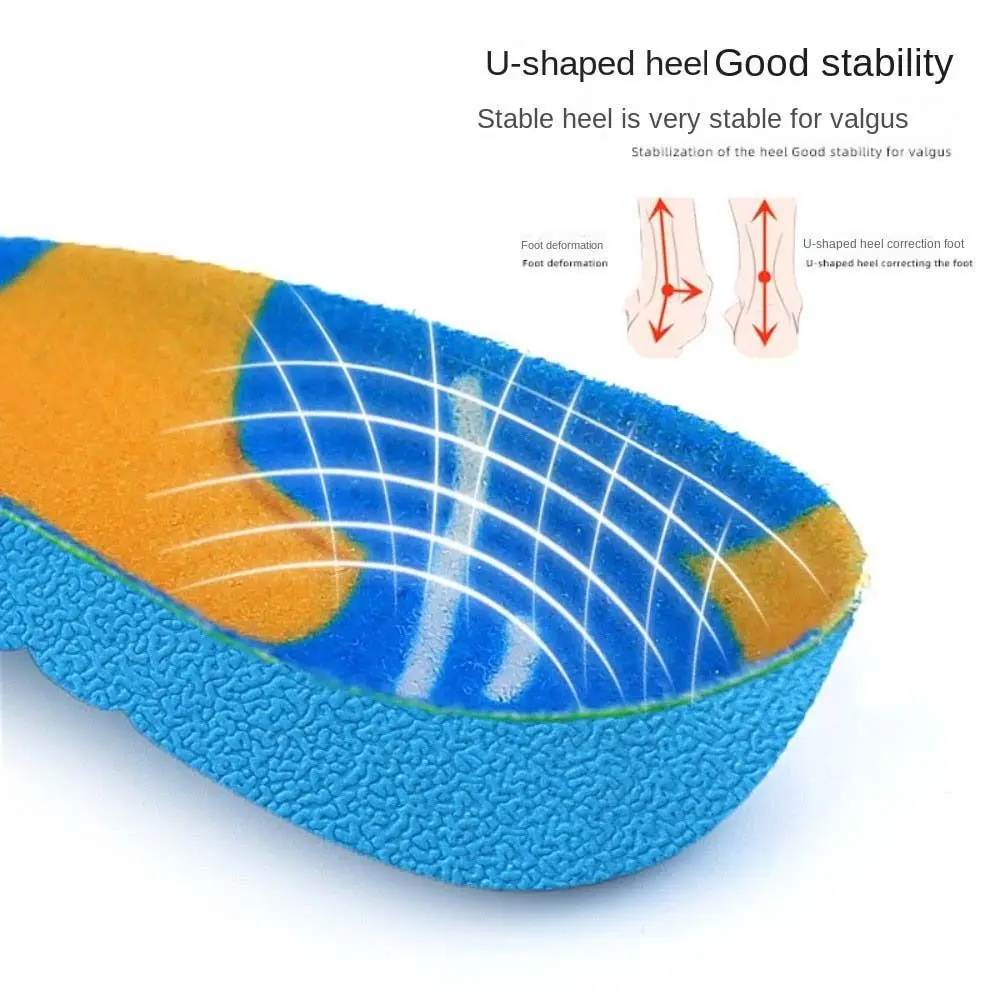 Care Tools Flatfoot Orthopedic Foot Shock-absorber Kids Orthotic Insole Flatfoot Insole Foot Arch Pads Children Arch Insoles