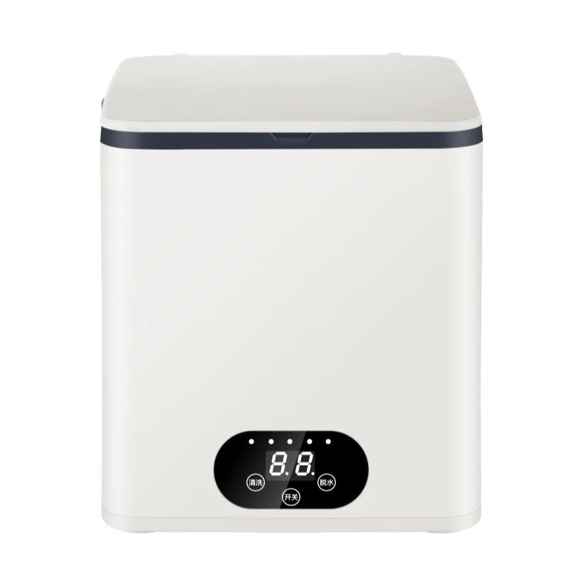 Mini Washing Machine, Home School Blue-Purple Light Antibacterial, Washing Socks, Underwear, Towels And Small Pieces Of Clothing