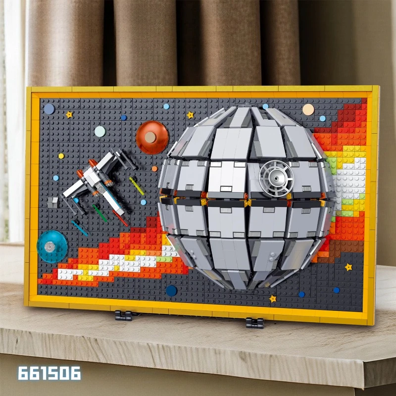 Forgotten Star Building Blocks Creative Hand-assembled Simulation Planet Toy Desktop Ornament Collection Model Birthday Gift #2