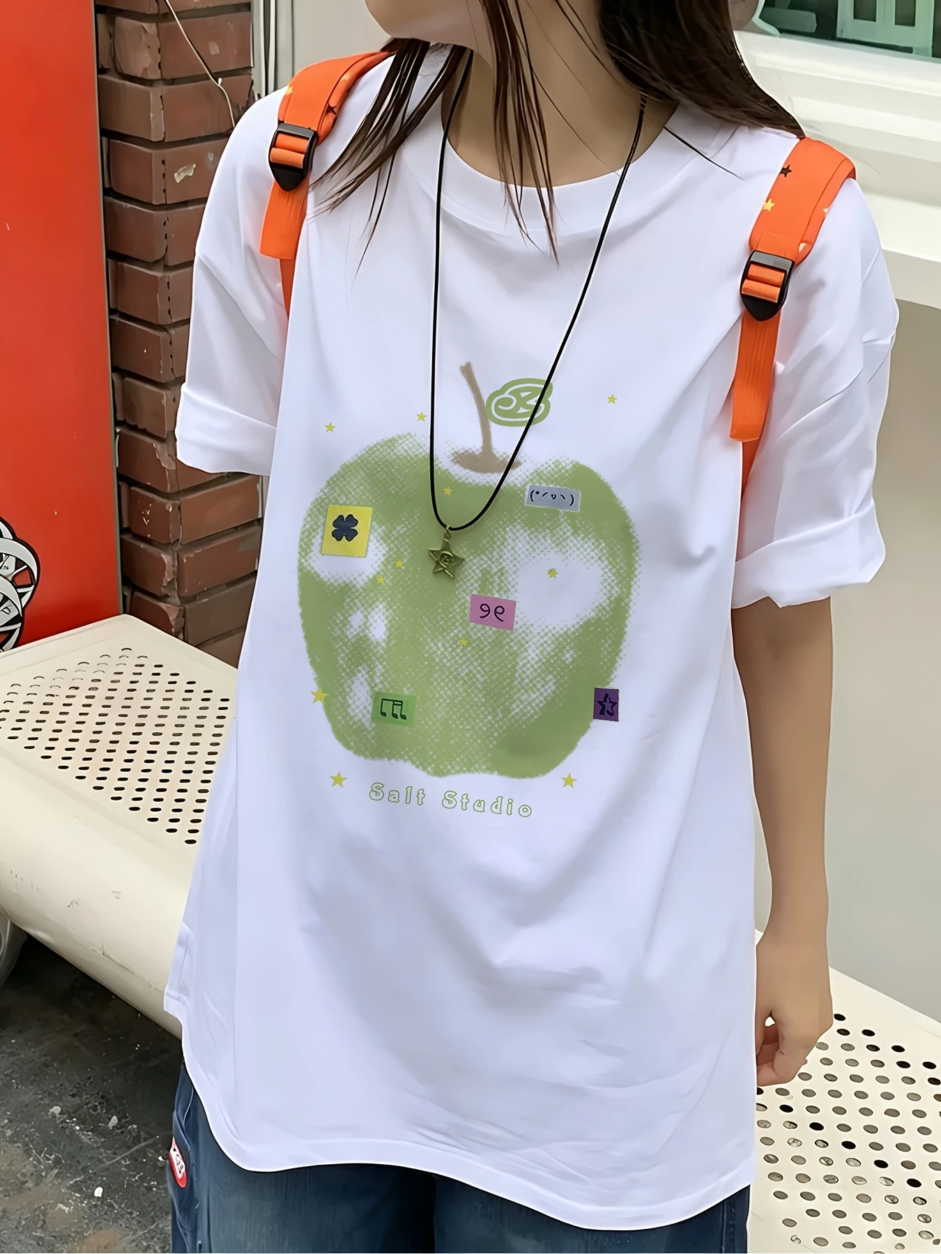 Ladies' 100% Short sleeved T-shirt - featuring a fun and creative 