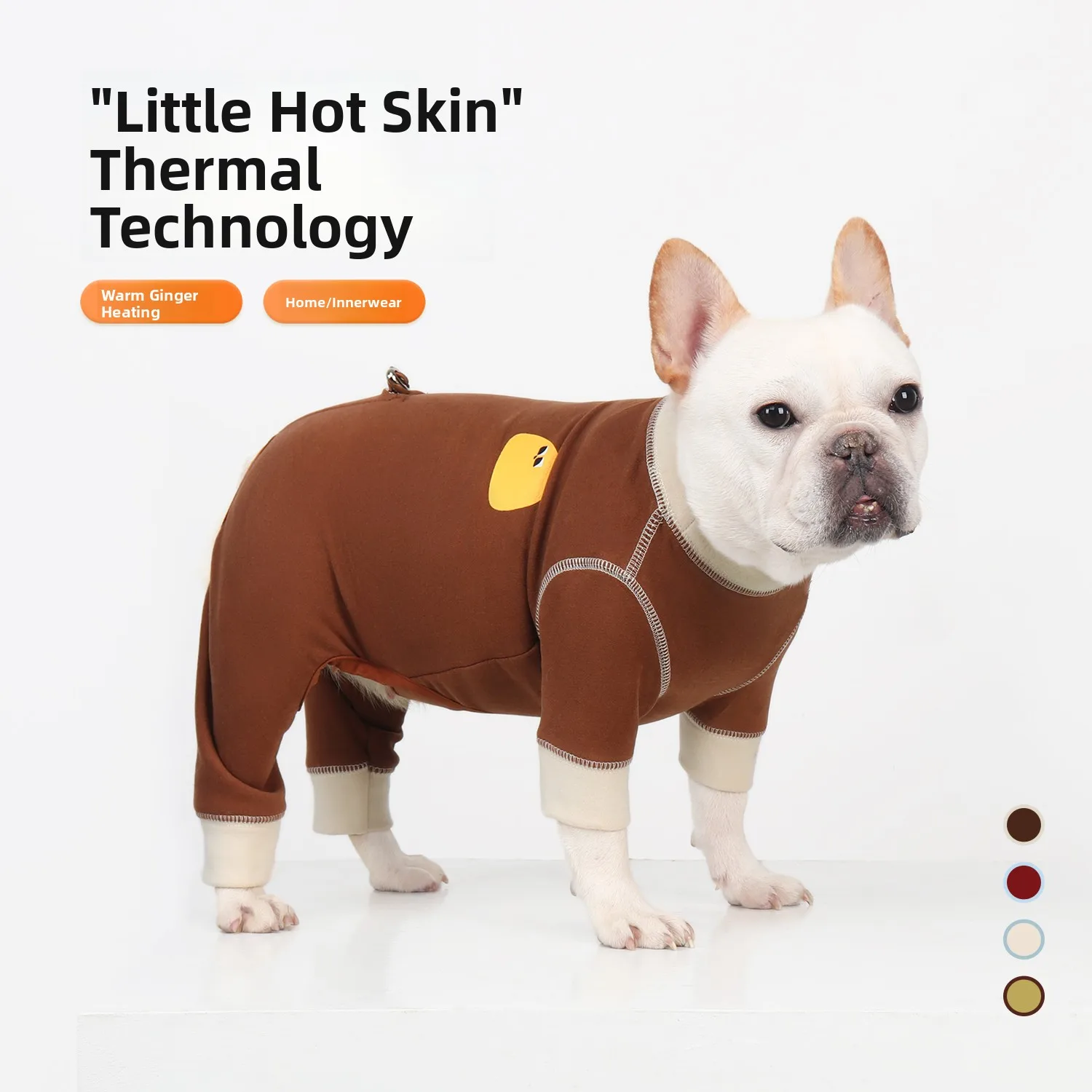 

Теплая одежда для собак с флисовой подкладкой на четыре лапы для маленьких и средних пород, таких как французские бульдоги, пудели, ину и мопсы, зимняя одежда.