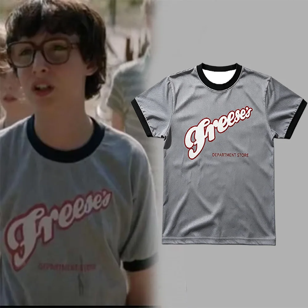 2026 Movie Graphic Cosplay Tee Freese'S Department Store T Shirts Richie Tozier Character Classic Tops Unisex Loose Mesh Jersey