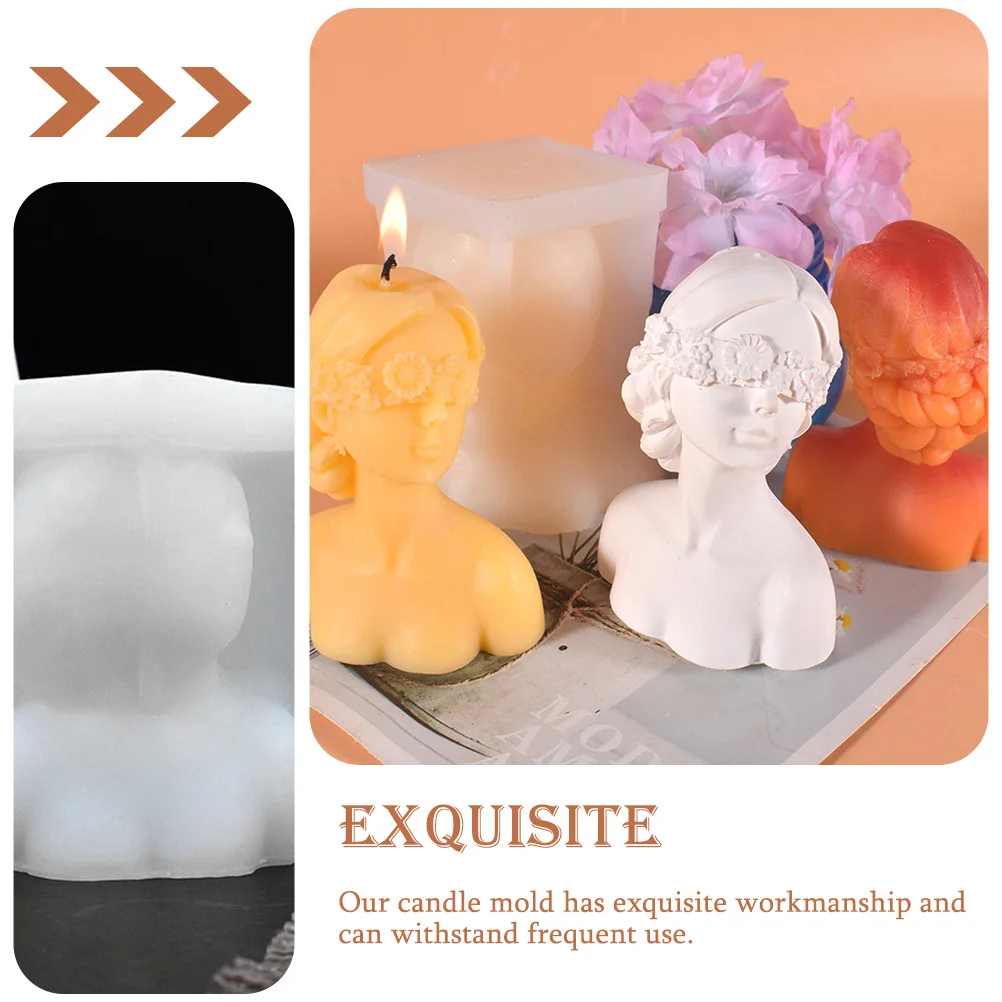 

Blindfolded Girl Body Shaped Molds Diy Making Mold 3D Body Shaped Craft Mold For Aromatherapy Candles