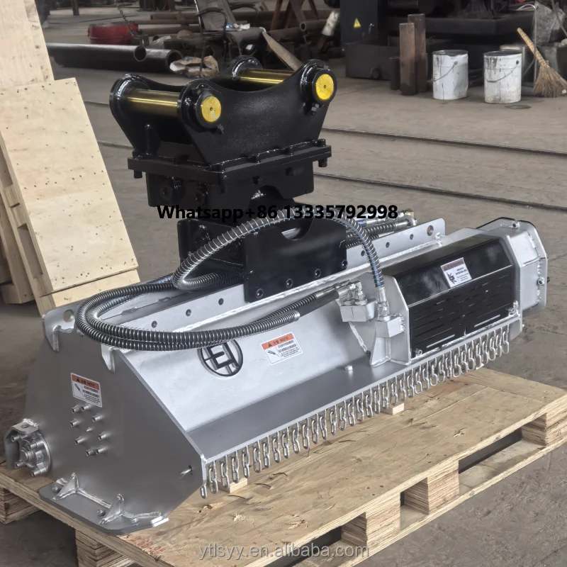 

Flail Mower Hydraulic Mower Lawn Mower Excavator Attachments Brush Cutter Fits Mini Excavator for Sale