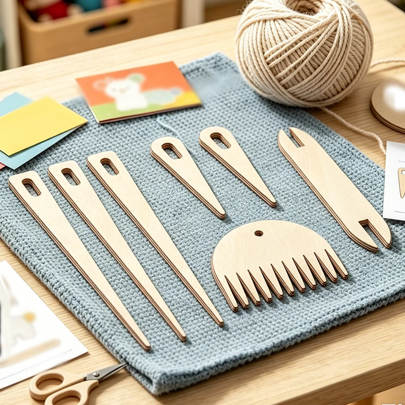 YOMDID 木製手織り棒キット 7点セット、DIY木製織り - Art Craft Stick のレビューと価格