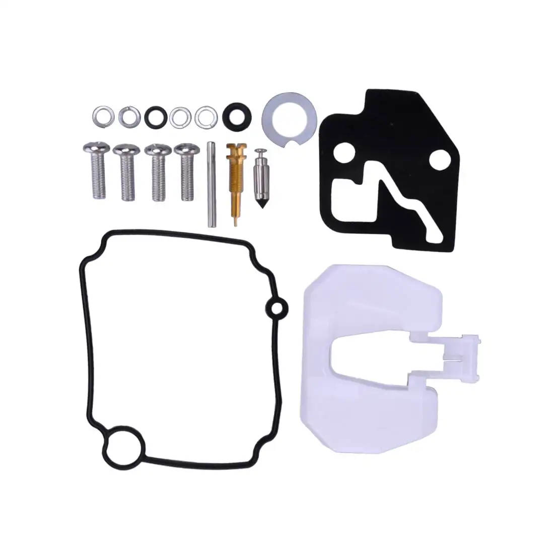 18-7738 Motor Carburetor Carb Repair Kits 802706A1 Fit for Yamaha Mercury Mariner 4-Stroke Outboard 9.9 13 15 HP Sierra
