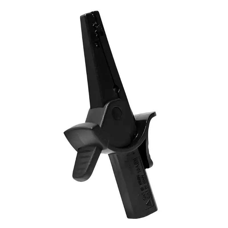 652F Insulated Test Clamp 4mm Banana Probe Clip Large Size Connectors Terminals