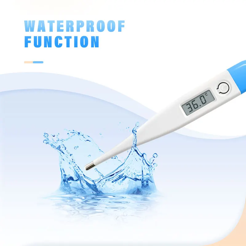 1PC Digital Thermometer C&F Switchable For Baby Cheap Electronic Thermometer Fever Alarm in 60seconds Oral Type Home Using