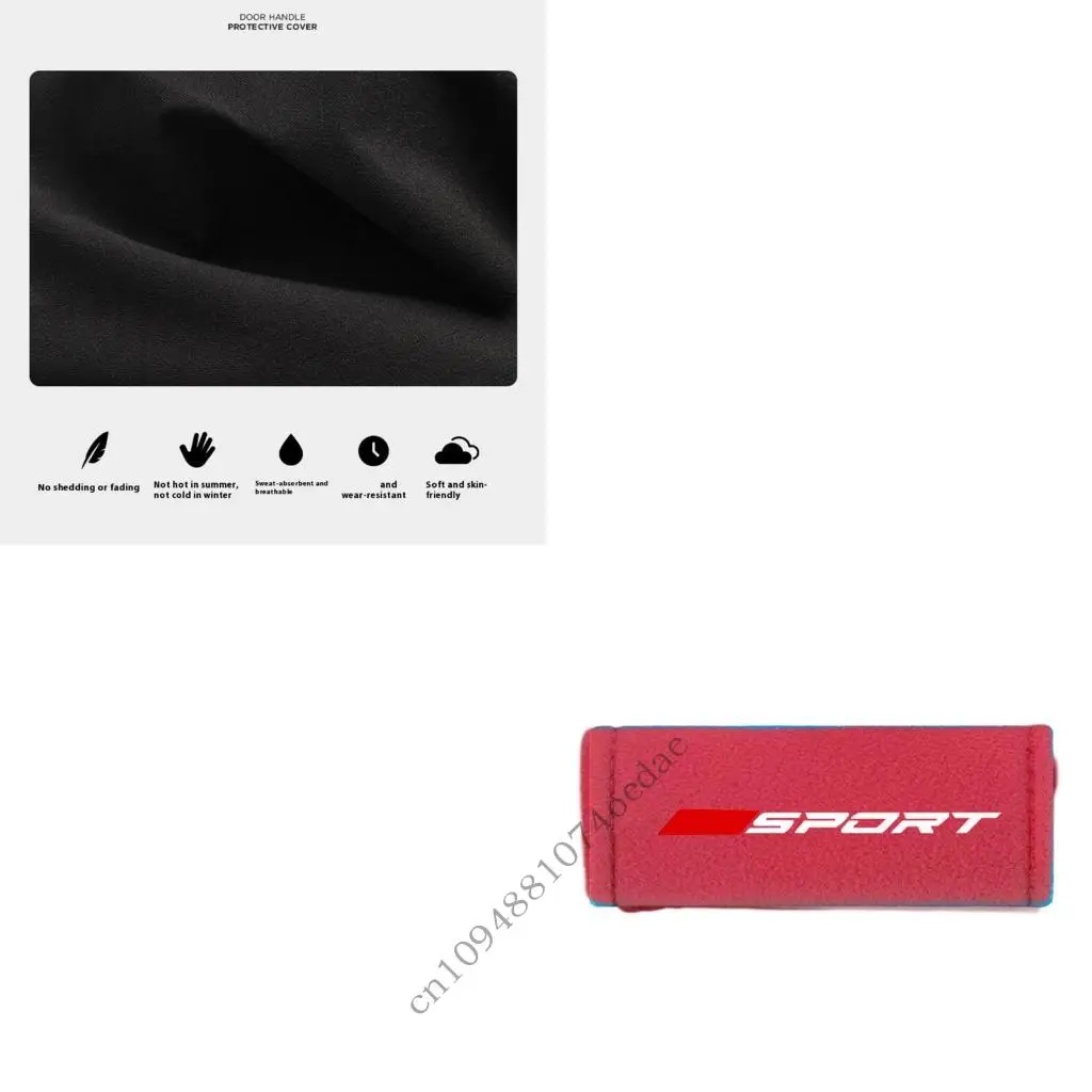 

Nonwoven Fabric Car Handle Covers Scratch Auto Door Handle Protectors Universal Fit Quick Install for Vehicle