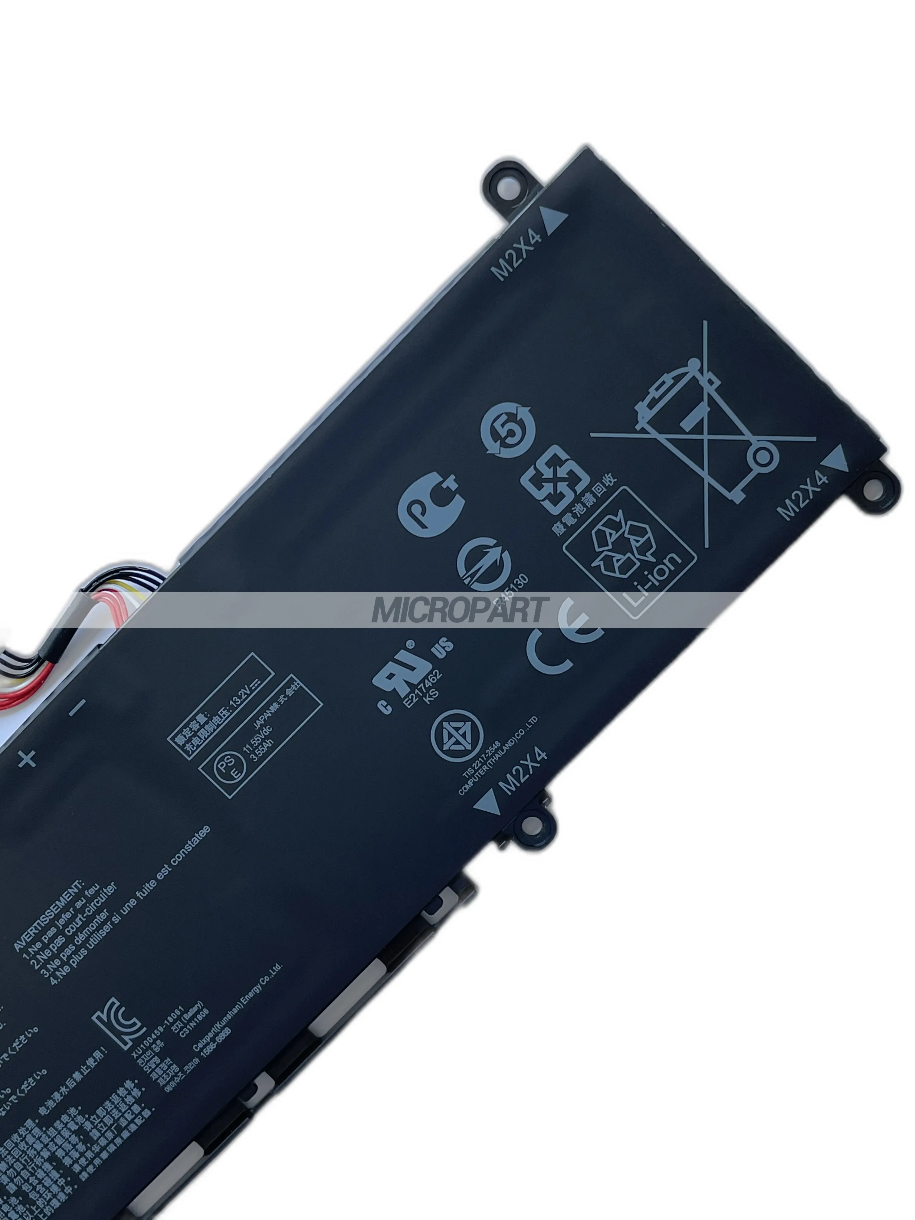 Imagem -05 - Bateria Substituição para Asus Vivobook Computadores Portáteis Longa Duração da Bateria 11.55v 42wh S13 S330fn S330ua X330ua C31n1806