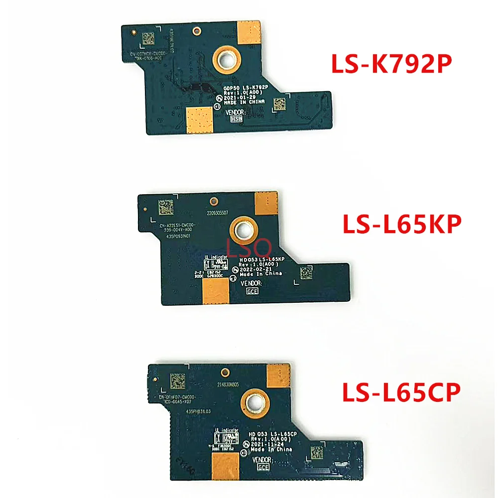 

For Dell Alien M15 R5 R6 keyboard, connect small board LS-K792P LS-L65CP