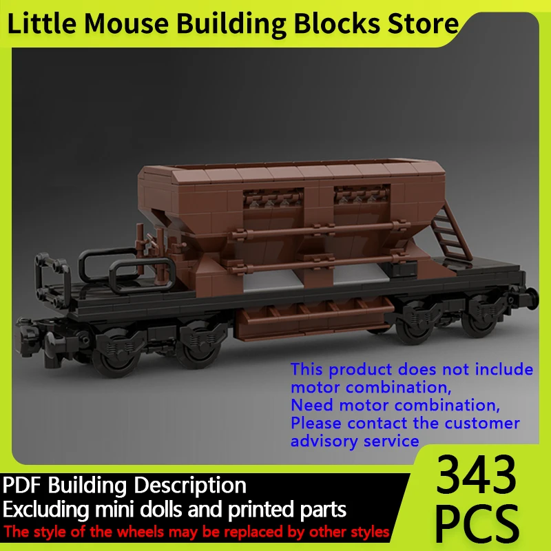 

City Car Model MOC Building Bricks Gravel Side Dumper Wagon Modular Technology Gifts Holiday Assemble Children Toys Suit