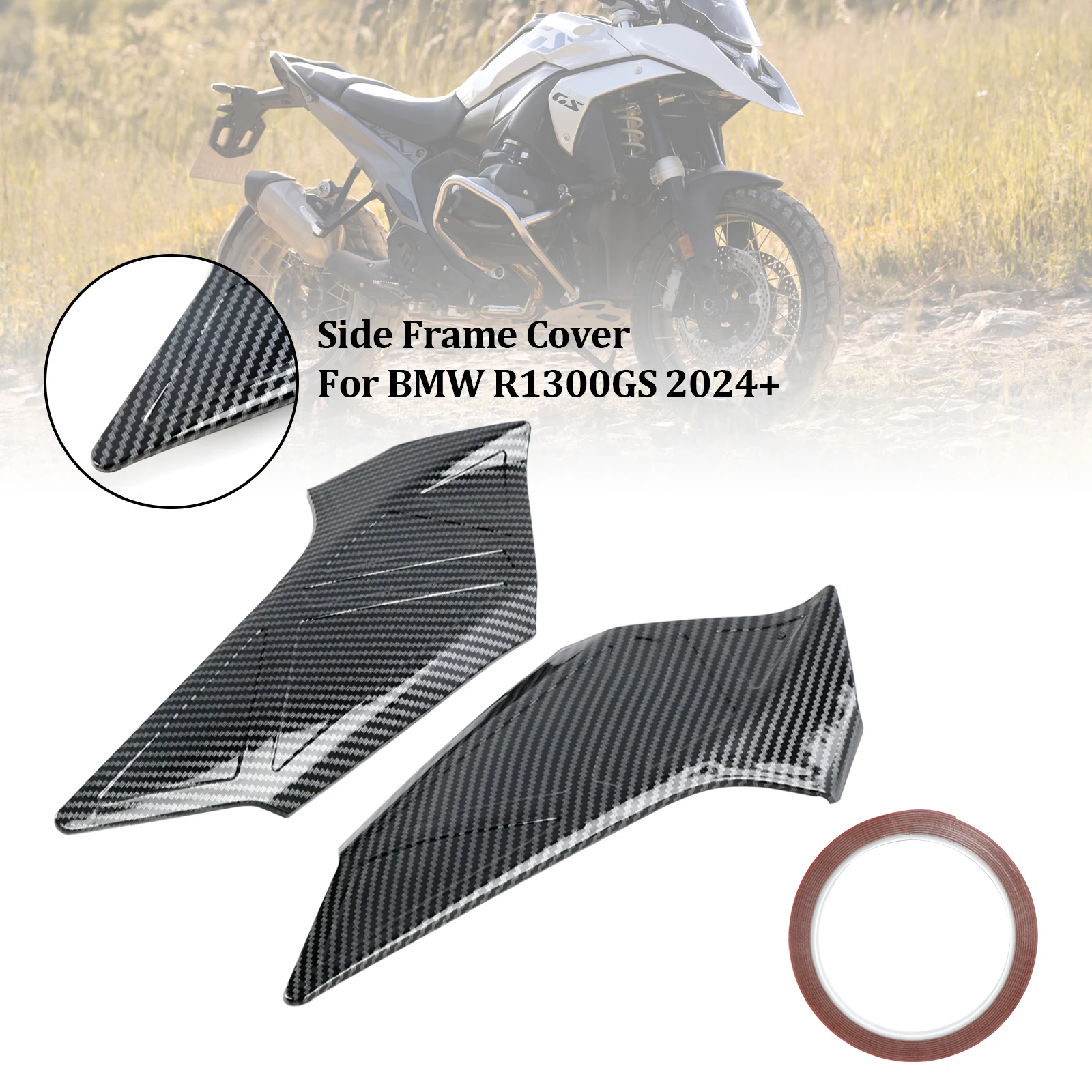 

Боковая рамка Topteng, Защитная панель, обтекатель для BMW R1300GS 2024 + Карбон