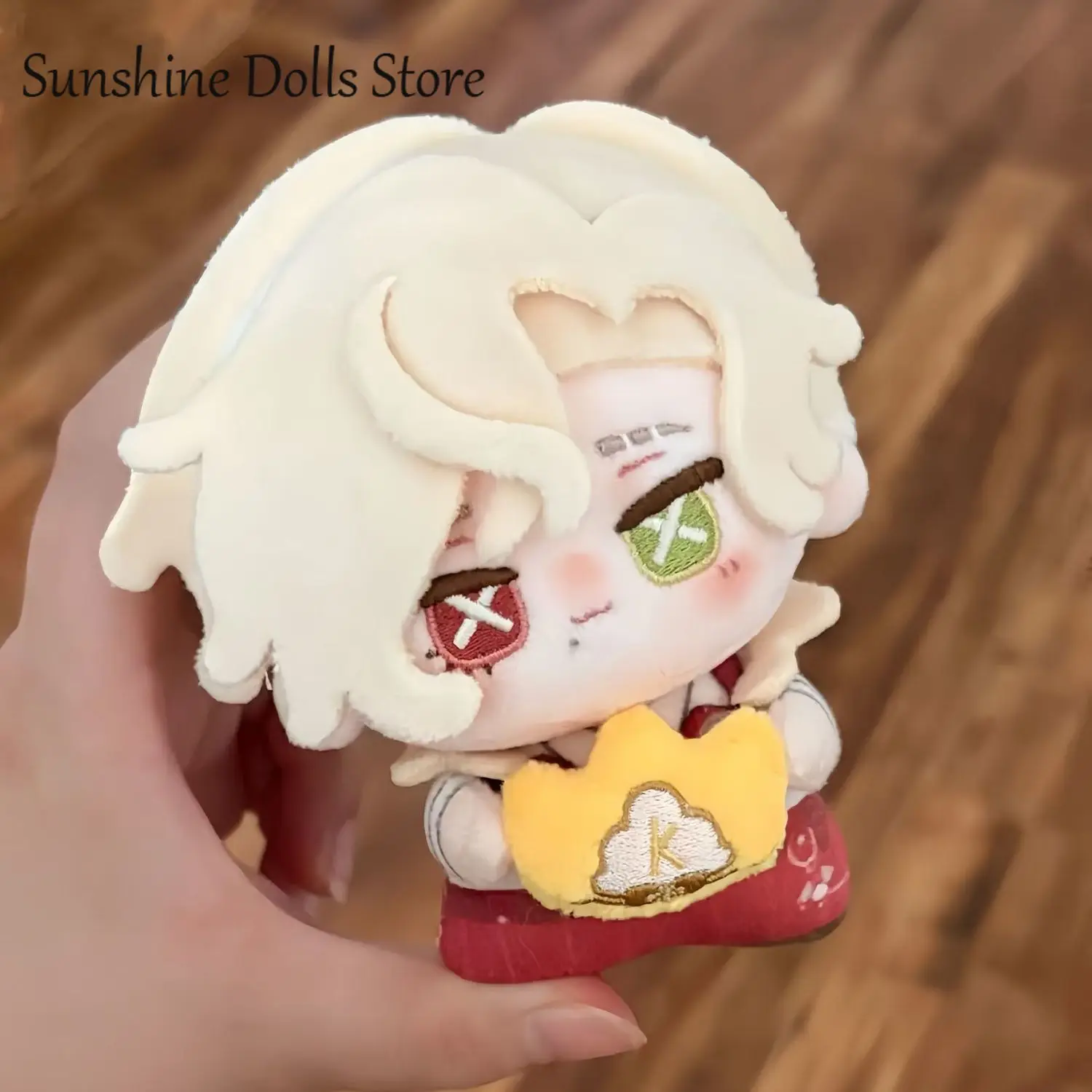 Identity V Richard Sterling 10 ซม.น่ารักอะนิเมะตุ๊กตาผ้าฝ้ายตุ๊กตาพิมพ์ปลาดาวกระเป๋าเป้สะพายหลังจี้ของเล่นคอสเพลย์แดนโก้คริสต์มาสของขวัญ