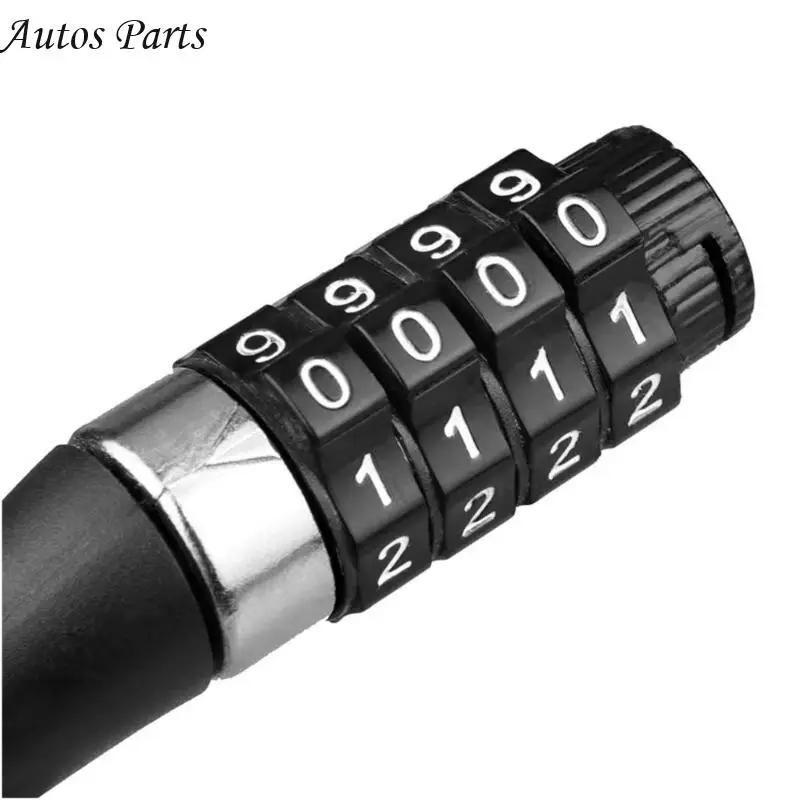 57BA strong Motorcycle Helmets Lock Silver easy carry Anti Theft Security Lock for Bike