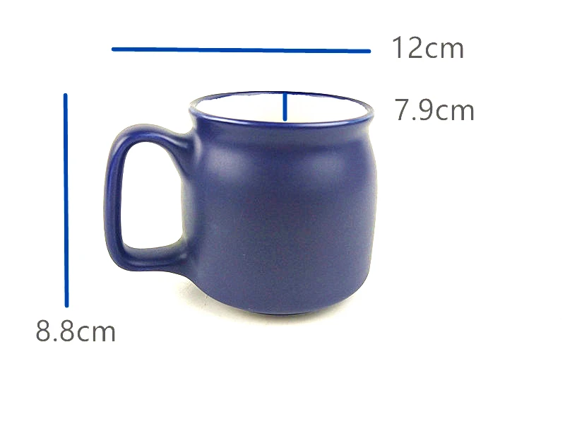 Imagem -04 - Caneca de Café Cerâmica Fosca Reutilizável Chávena Simples Criativa Casa e Escritório Caneca Simples