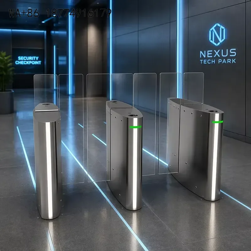 wmwmnu Automatic Sliding Turnstile Pedestrian Speed Barrier Gate Face ID Card Reader Access Control System Subway School