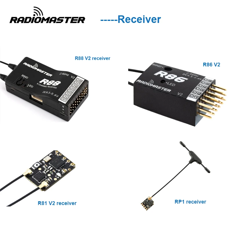 

Радиомастер R86 V2 6CH R88 V2 8CH RP1 SFHSS совместимый PWM приемник