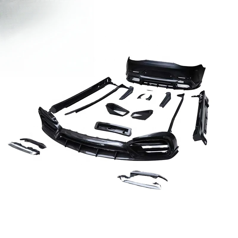 High Quality Dry Carbon Fiber GT63 Style Body Kit Front Lip Side Skirts Fender Rear Bumper Spoiler Upgrade Parts for GT63
