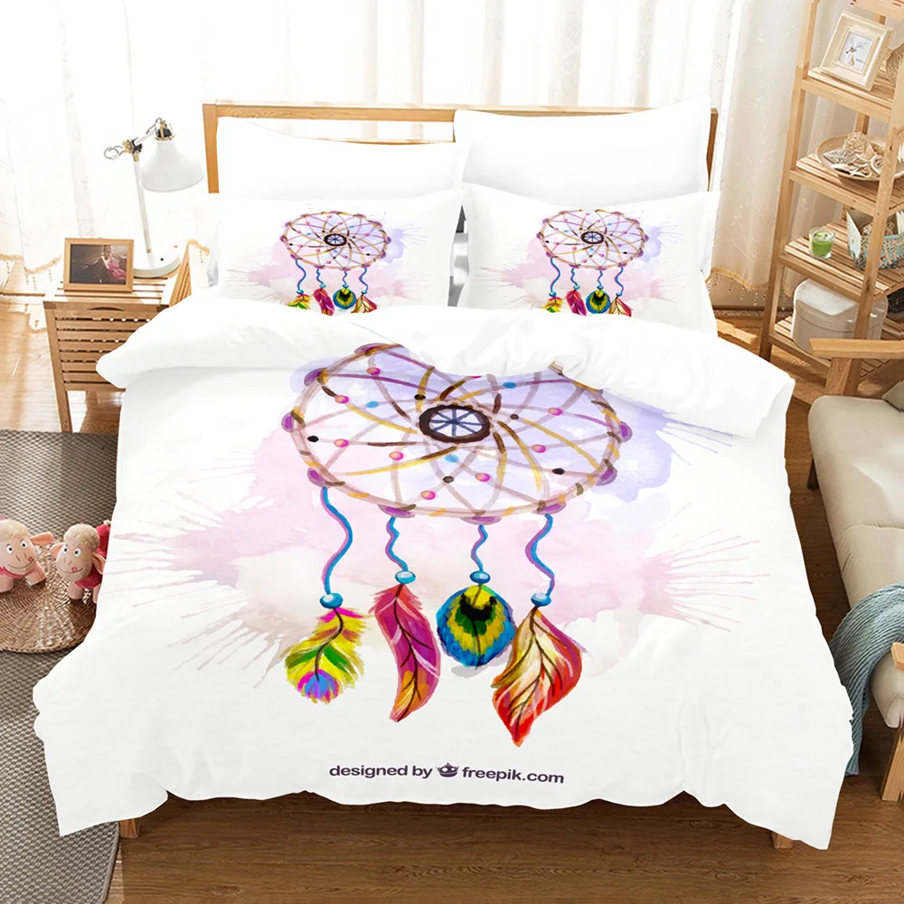 

Plus Size Sets Bedding Winter Home Textile Bedclothes Bohemian Bedroom Duvet Cover Set Housse De Couette Bedlinen Boho Bed Set