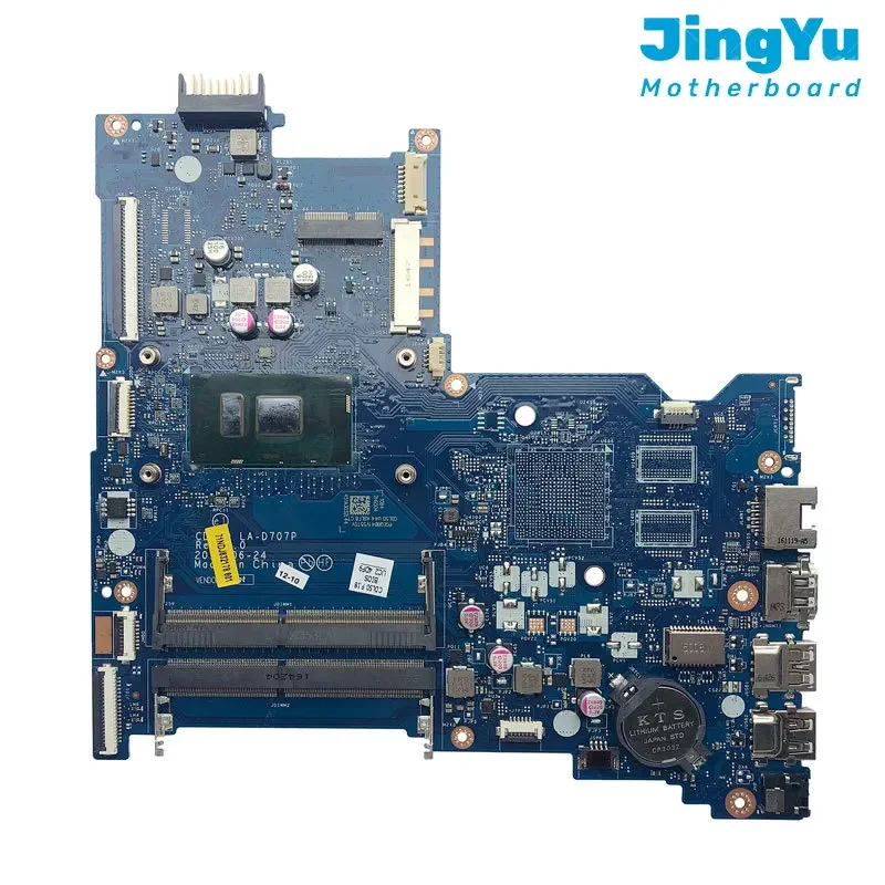 For HP 15-AY Notebook Mainboard LA-D707P Laptop Motherboard CPU I5-7200U I7-7500U UMA