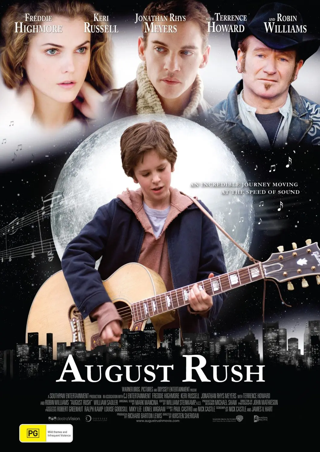 Film August Rush (2007) ZIJDE POSTER Decoratief schilderij Muurschildering