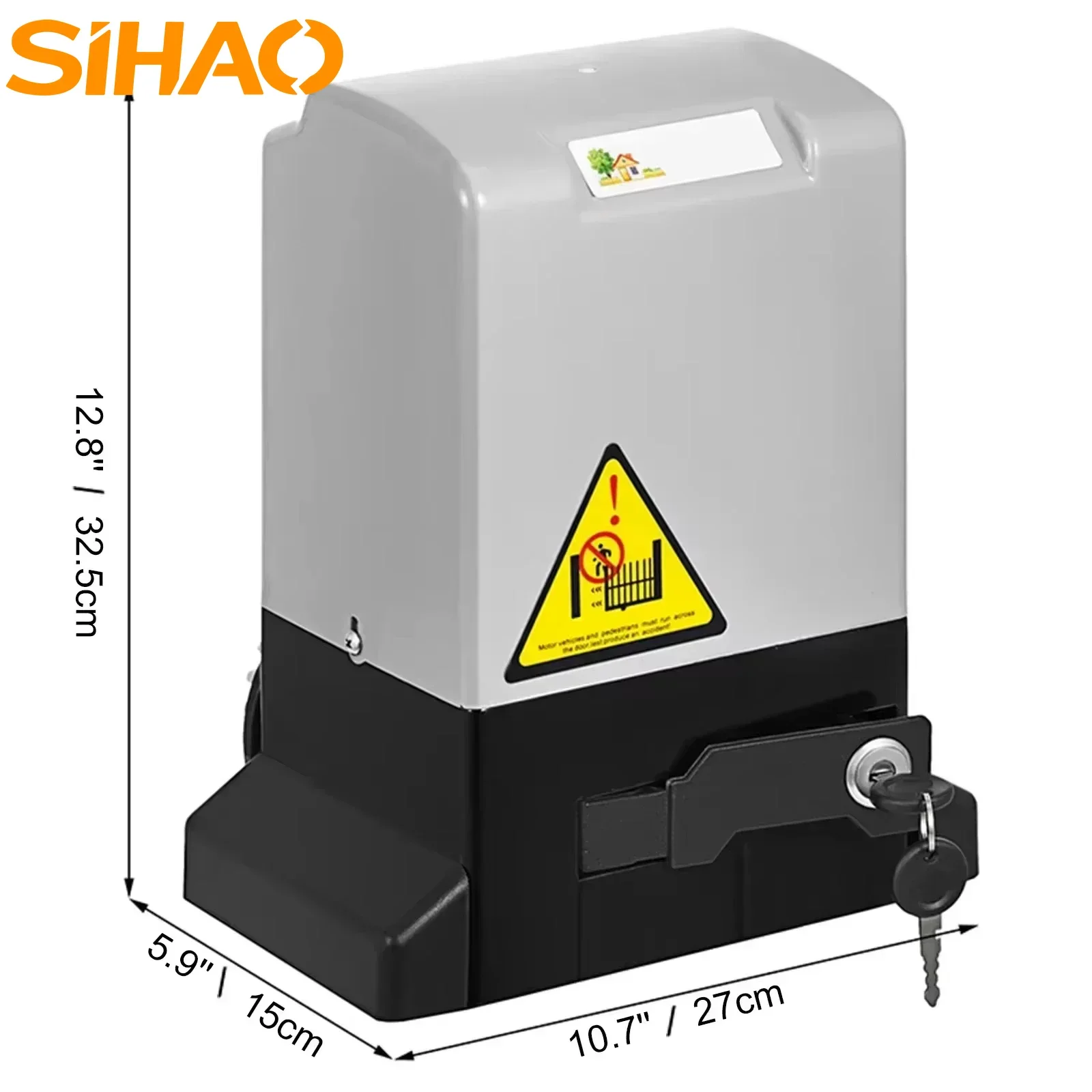 SIHAO Apriporta Automatico Apri Cancello Scorrevole Operatore Elettrico 1300 Lbs Kit Motore Elettrico Automatico Silenzioso Cancello Scorrevole