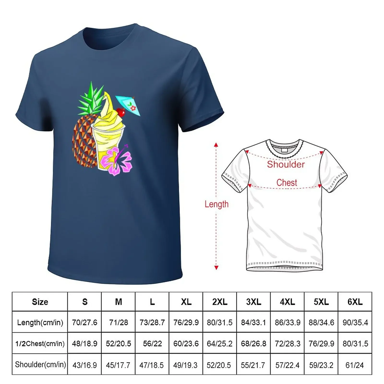 Dole Whip T-Shirt customizeds kawaii clothes Men's cotton t-shirt