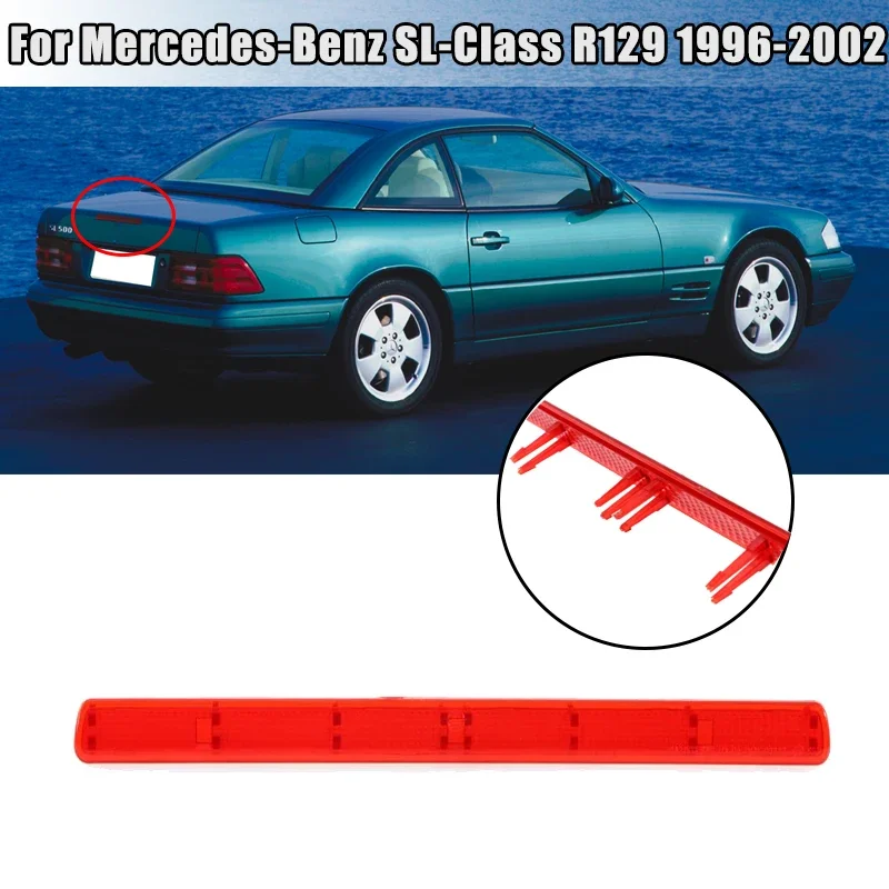 Additional Brake Light Housing for Mercedes Benz R129 SL Class 1996-2002 Replace 1298202466 Rear 3rd High Level Rear Light Shell