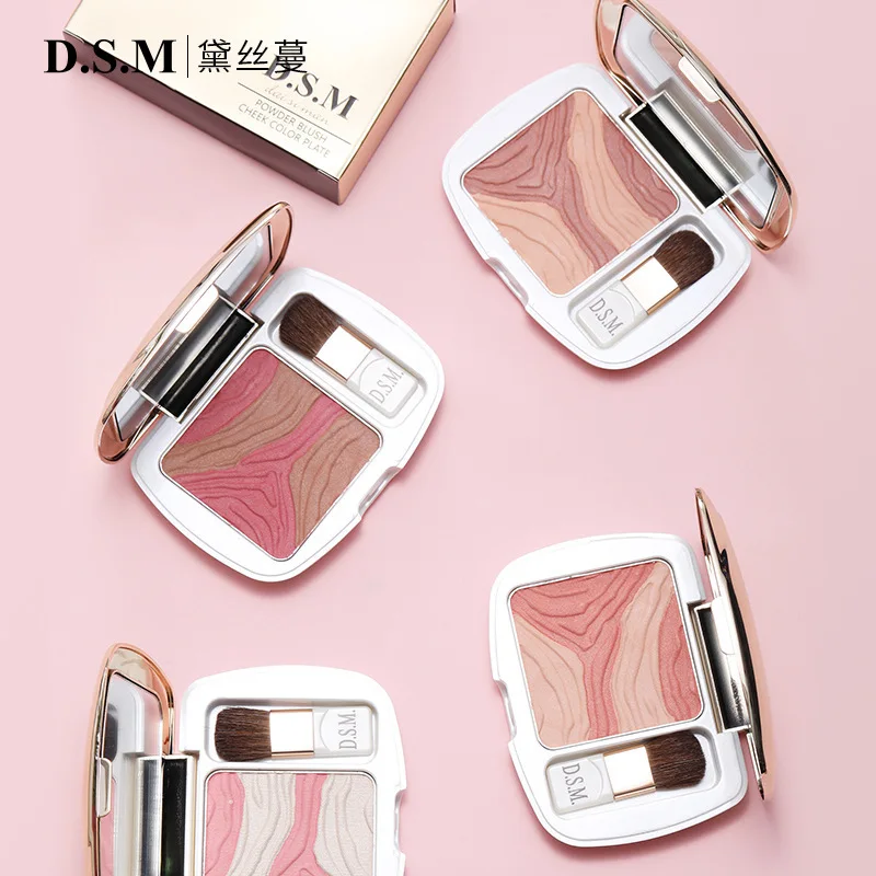 

DSM Desman Stereo Blush Two-tone Blush Liquid Powder Blush Matte Stereo Blush