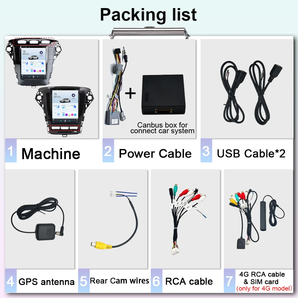 หน้าจอแอนดรอยด์ 15 ขนาด 9.7 นิ้ว สำหรับรถยนต์ฟอร์ด มอนเดโอ MK4 ปี 2011 - 2013 เครื่องเล่นมัลติมีเดีย วิดีโอ รองรับ Carplay ระบบเสียงสเตอริโอในรถยนต์ พร้อมระบบนำทาง GPS หน้าจอ QLED