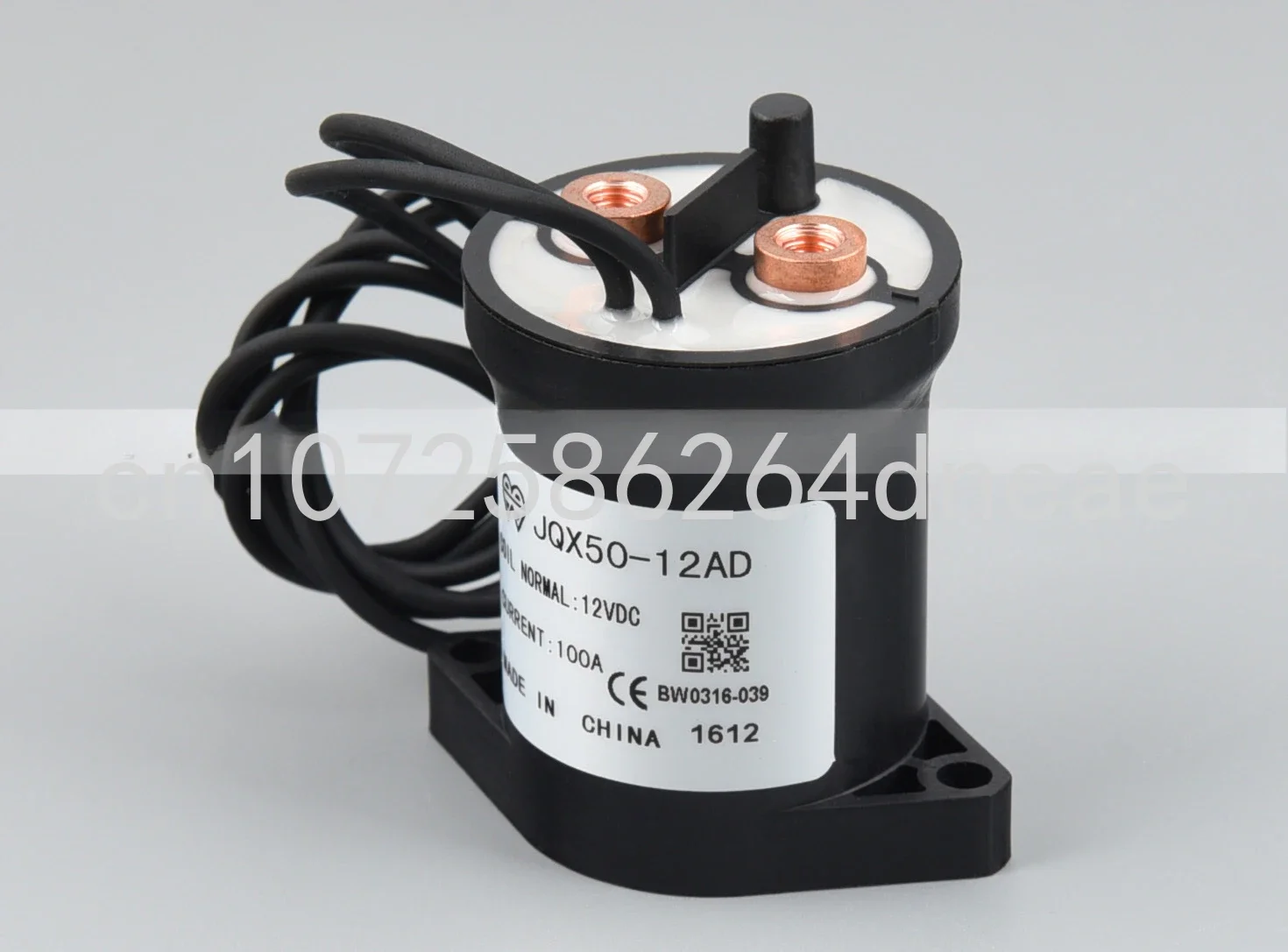 450V 50A JQX50-12AD Light Duty ไฟฟ้าโลจิสติกส์ยานพาหนะวิศวกรรมเครื่องจักรซ้อนสูง DC รีเลย์