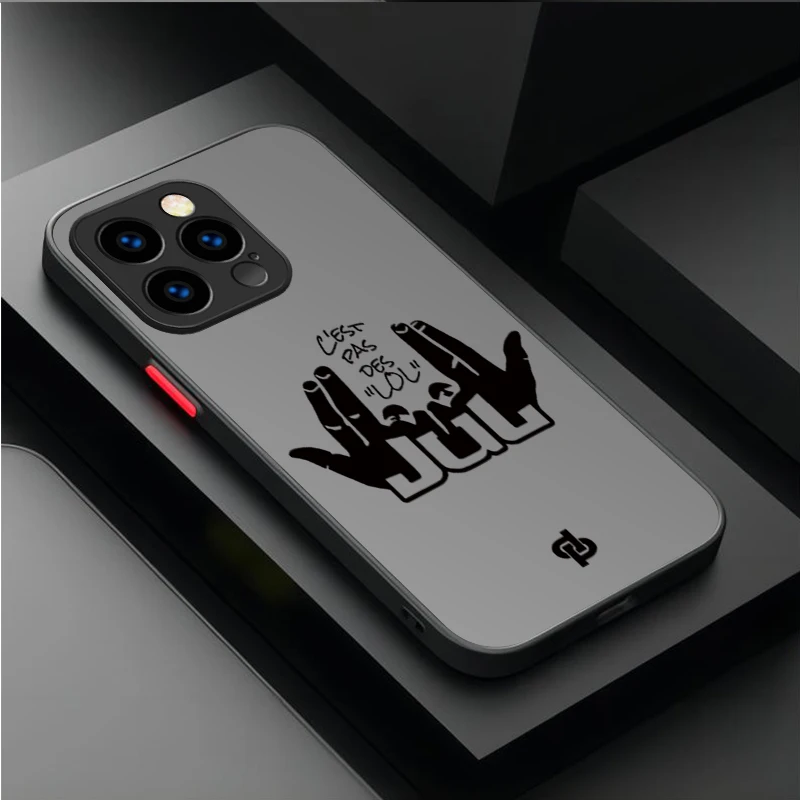 حافظة مغني الراب JuL C'est Pas Des Lol لهاتف آيفون 17 Air 15 16E 16 Plus 14 13 12 11 Pro Max XR X XS Max SE 2020 غطاء كامل مقاوم للصدمات