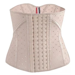 Corset Waist Trainer Cinchers Belt Postpartum Girdle Women Steel Bones Body Shaper Tummy Abdominal  Control Latex Waist Cinchers