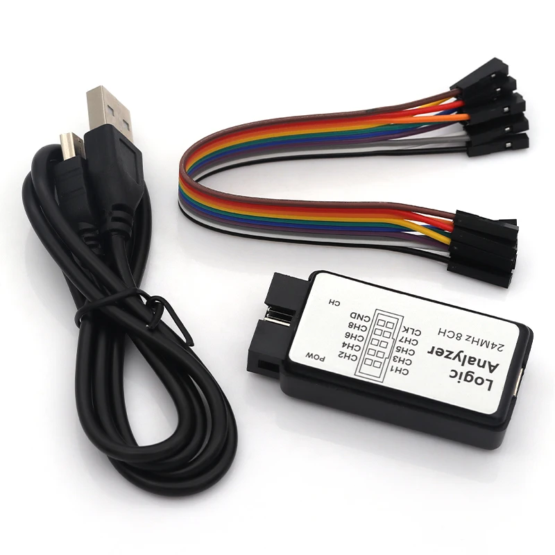 USB Logic Analyzer Microcontroller for ARM FPGA Debugger 8 Channels 24M Samples Set for Digital Electronics Testing ﻿ view 6
