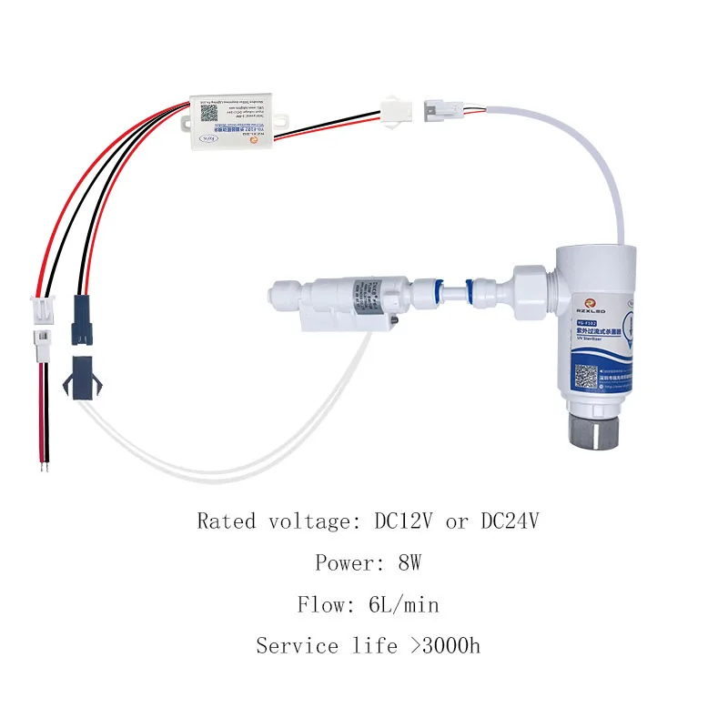 Module de débordement d'eau pour distributeur d'eau, LED UVC 254NM 265NM 280nm DC12V