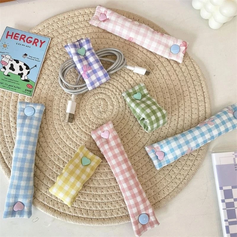 Cloth Wire Organizers Flexible Design Secure Charging Cables Storage Clip