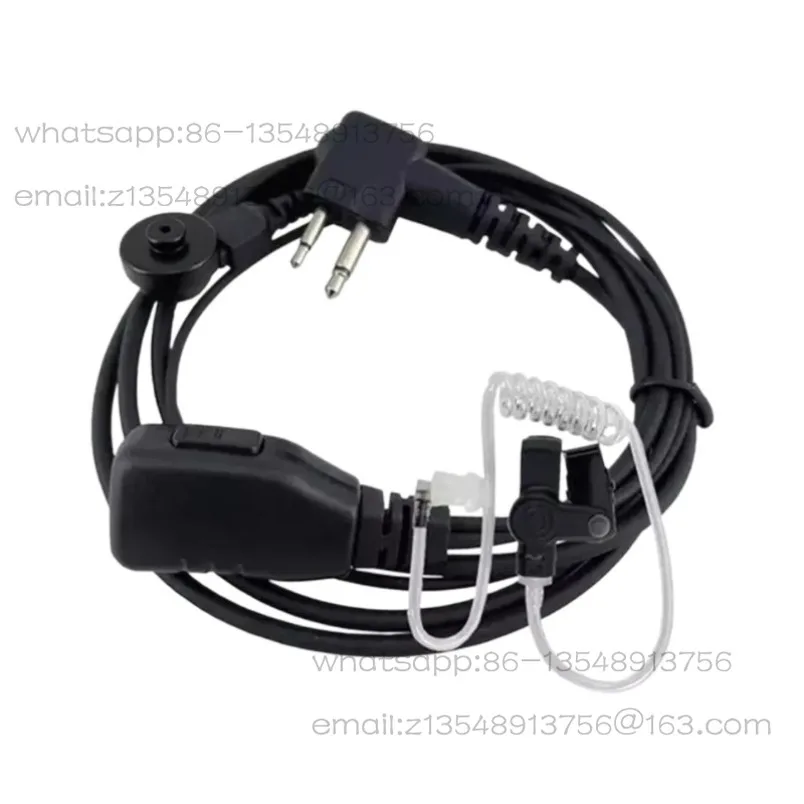 M Narrow Pin Air Tube Earpiece In-ear Radio Headset Thick Wire Universal Walkie Talkie Earphone