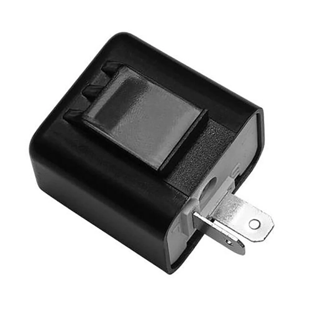 2-Pin Electronic LED Flasher Relay 2-Pin Flasher Relay Motorcycle Part 12V 1pc 42W ABS For Most Motorcycle/bike