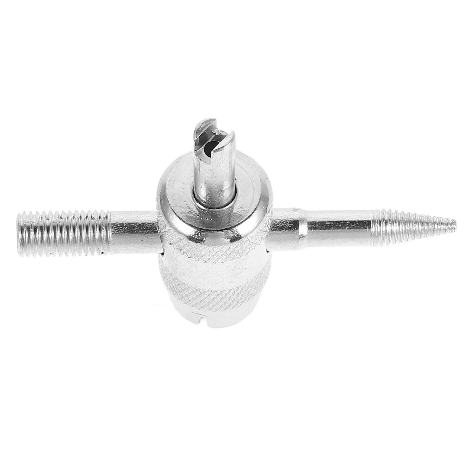 

Multi Functional Valve Core Wrench Tire Stem Removal Tool Portable Bike Automobile Durable Metal Construction For Cars