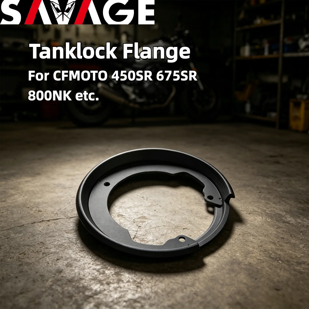 SAVAGE TTP-LH33 Motorcycle Fuel Tank Bag Adapter Ring Tanklock Mount Quick Release for CFMOTO 450SR 675SR 800NK Etc.