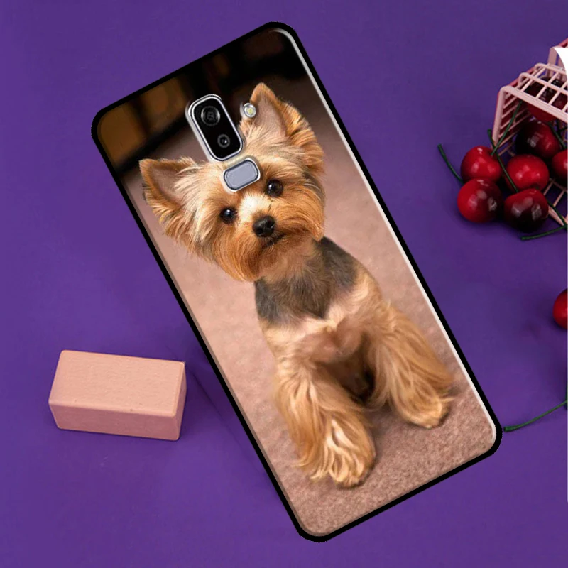 Yorkshire Terrier Dog Case For Samsung Galaxy J4 J6 Plus A6 A7 A8 A9 J8 2018 J3 J5 J7 J1 A3 A5 2016 2017 Coque view 6