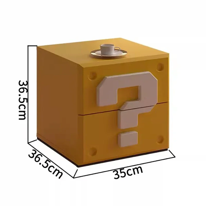 طاولة سرير فاخرة ضيقة عتيقة جمالية باوهاوس خزانة بجانب السرير حديثة تخزين فريد أثاث غرفة النوم Mesa De Noche