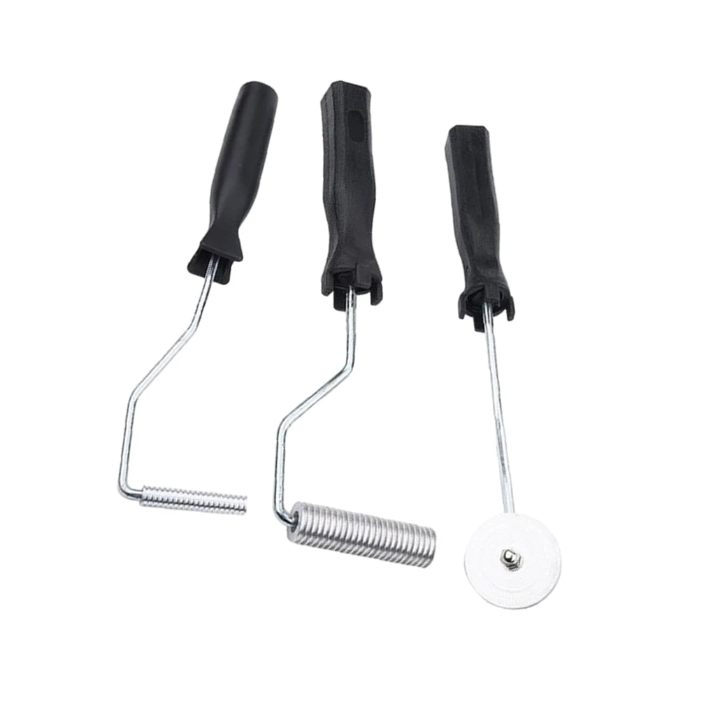 3PCS Fiberglass Roller Kit Bubble Paddle Tool Laminating Roller Kit
