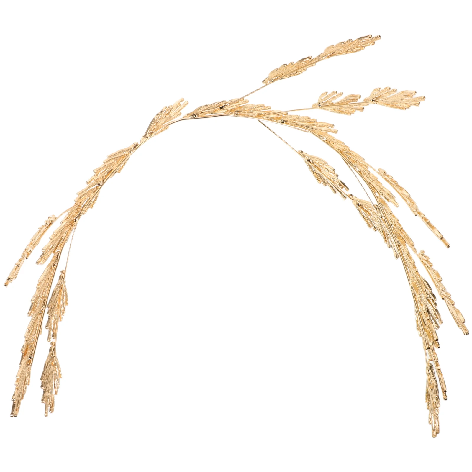 Corona de hojas elegante para novia, boda, fiesta de graduación, diadema nupcial ligera ajustable, Tiara, accesorio para el cabello, hoja de estilo barroco