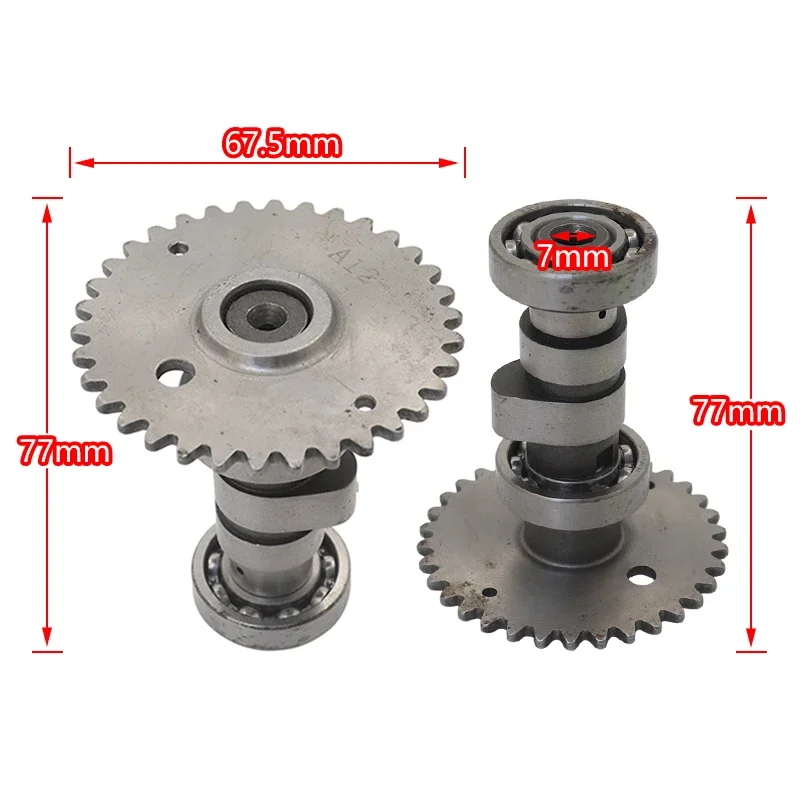 Camshaft for GY6 50cc 60cc 80cc 100cc 139QMB 152QMI 157QMJ Engines Scooter Moped ATV Go Kart