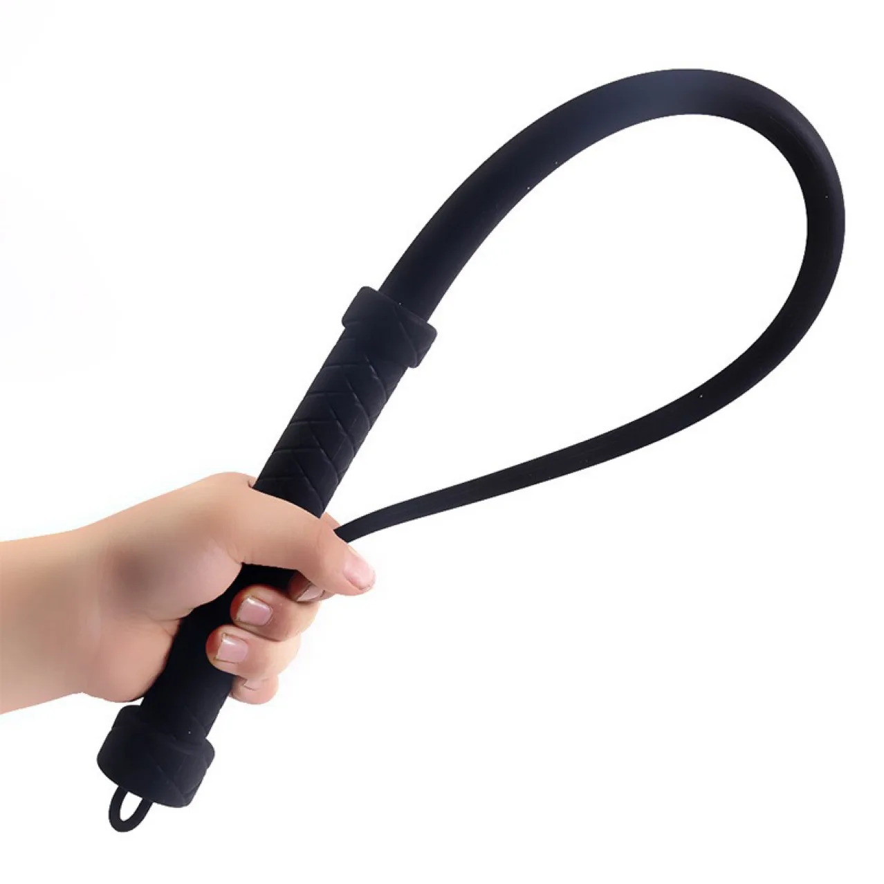 60CM Silicone Horse Whip Equestrian Training Cosplay Horse Training Whip Spanking for Riding