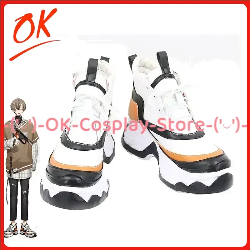 

[Customized] Alban Knox Cosplay Shoes Vtuber Anime Roleplay Prop Halloween Carnival Party PU Leather Boots