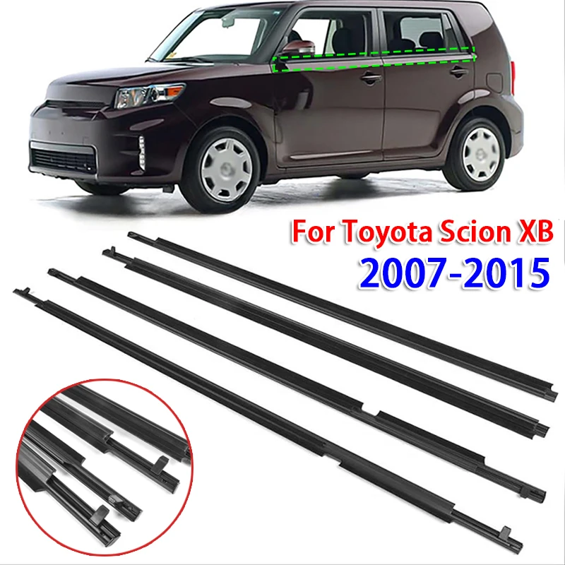 

Уплотнительная лента для автомобильных окон и дверей, 4 шт., для Toyota Scion XB 2007-2015